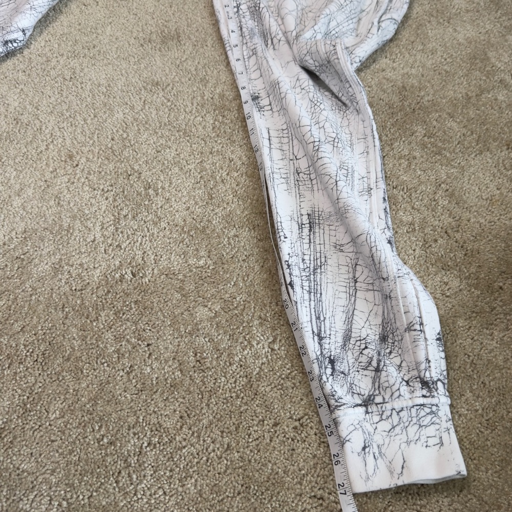Lululemon Warm Down Jogger 7/8 Length Thread Dy White Black size 2 - Picture 8 of 10